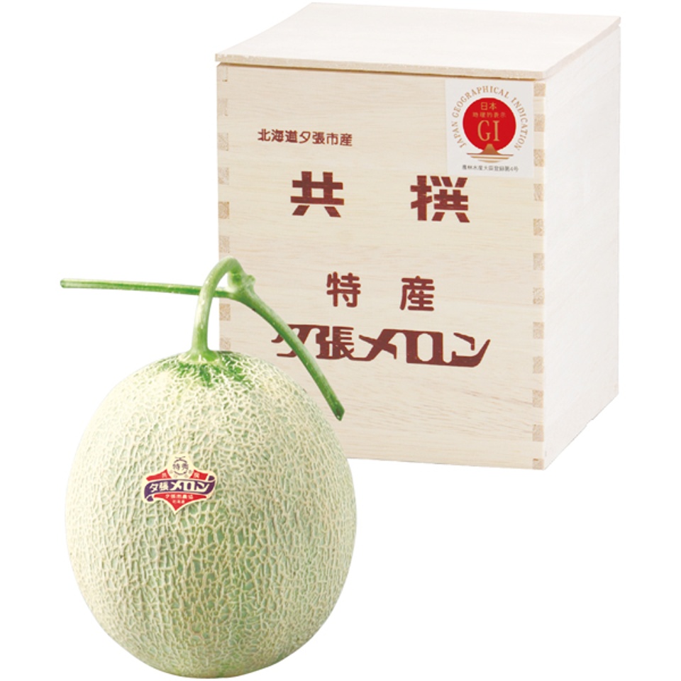 【夏の贈りもの】北海道夕張市産（ＪＡ夕張市） 夕張メロン 特秀品２Ｌ１個木箱 商品サムネイル