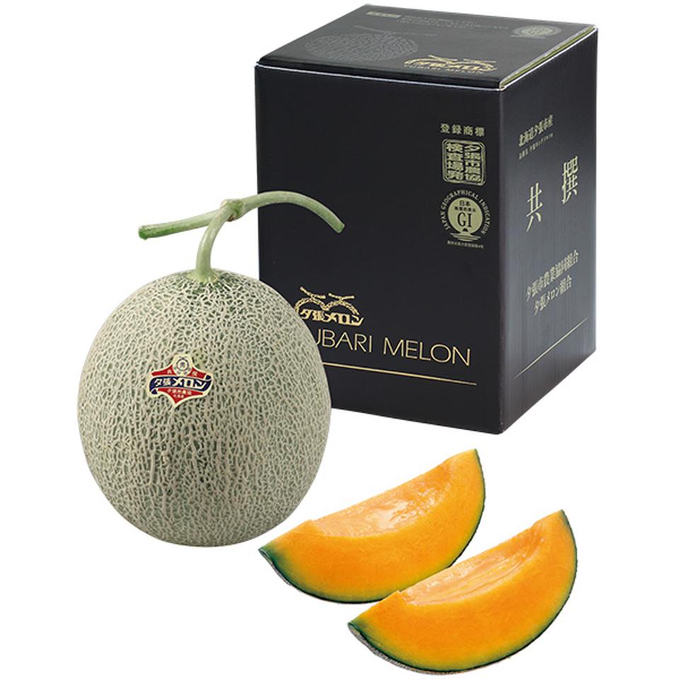 【夏の贈りもの】北海道夕張市産（ＪＡ夕張市）　夕張メロン　秀品３Ｌ１個黒箱 商品サムネイル