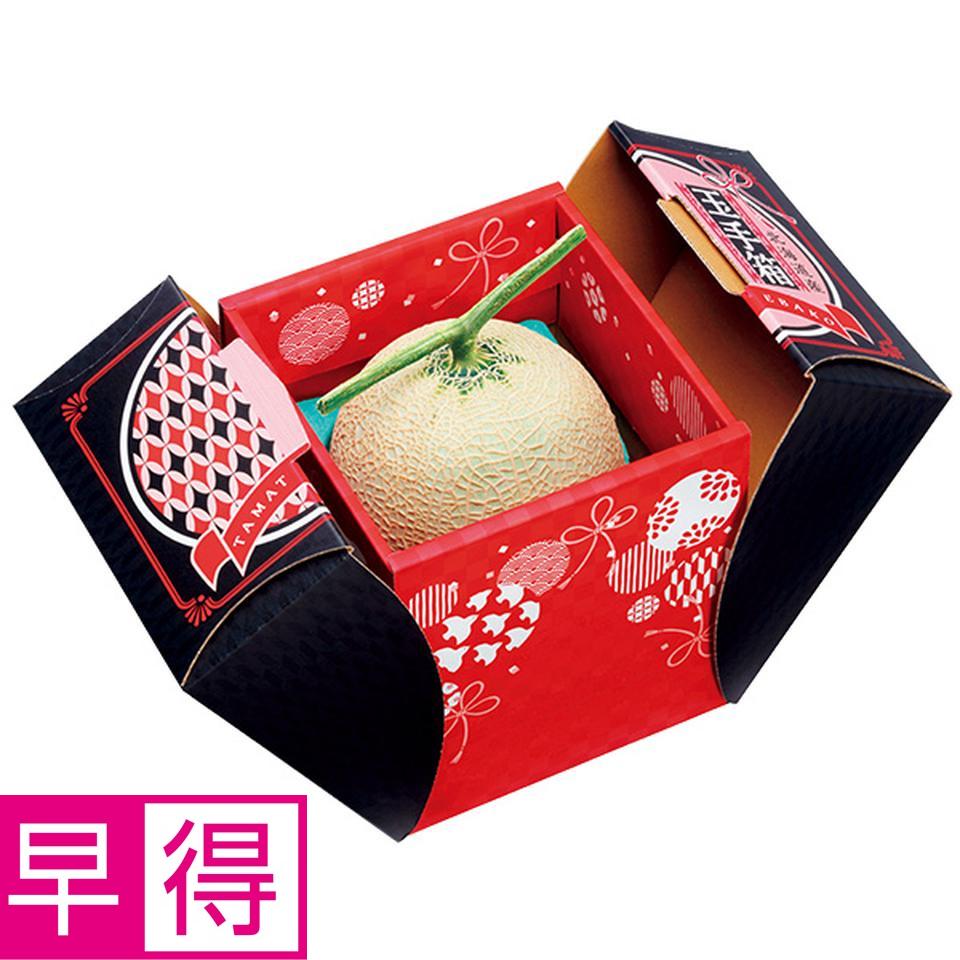 【夏の贈りもの早得】北海道富良野市産　ふらのメロンの玉手箱　秀品３Ｌ１個 商品サムネイル