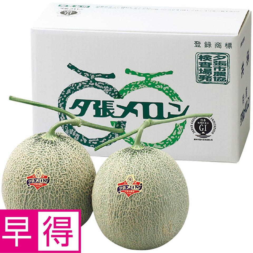 【夏の贈りもの早得】北海道夕張市産（ＪＡ夕張市）　夕張メロン　優品２Ｌ　優品２Ｌサイズ２個（１個１．５ｋｇ以上） 商品サムネイル