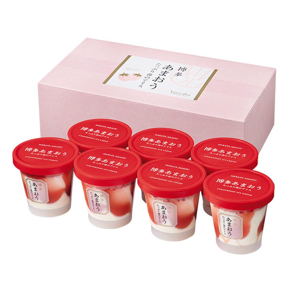 【夏の贈りもの】博多あまおう　たっぷり苺のアイス 商品サムネイル