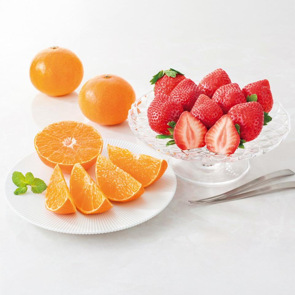 【お歳暮 ギフト】愛媛県産・福岡県産 紅まどんな＆博多あまおう 商品サムネイル