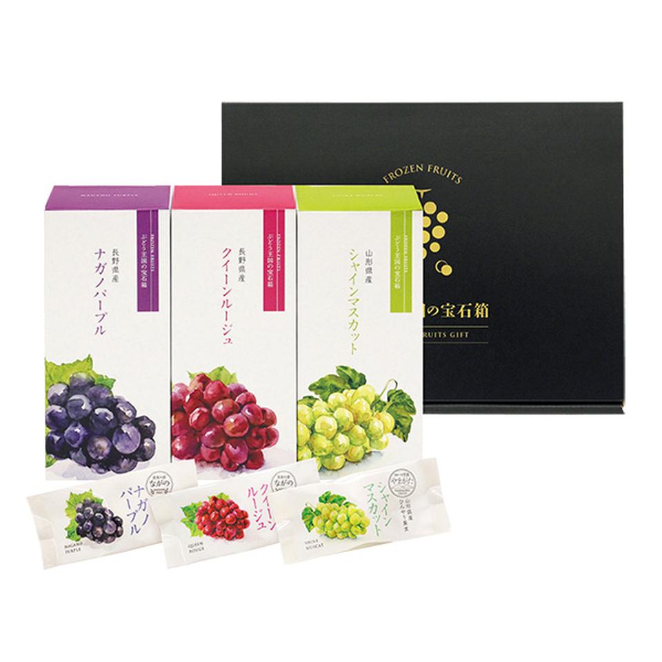 【夏の贈りもの】山形県産・長野県産　ぶどう王国の宝石箱 商品サムネイル