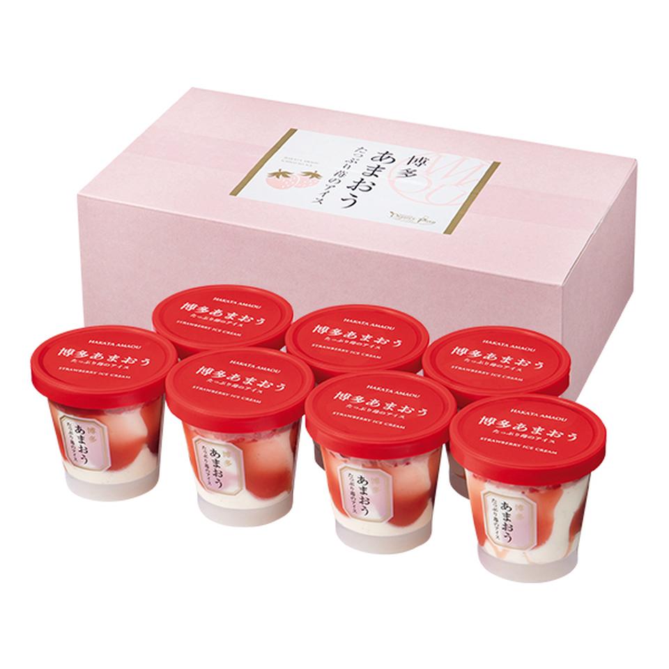 【お歳暮 ギフト】 博多あまおう たっぷり苺のアイス 商品画像(1)