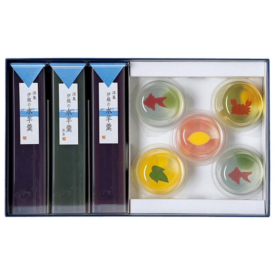 【夏の贈りもの】京菓匠　笹屋伊織　夏の彩　型番：ＳＮ－３０Ａ　８個 商品サムネイル