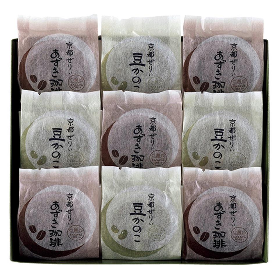 【夏の贈りもの】京菓匠　笹屋伊織　京都ぜりぃ９個入 商品サムネイル