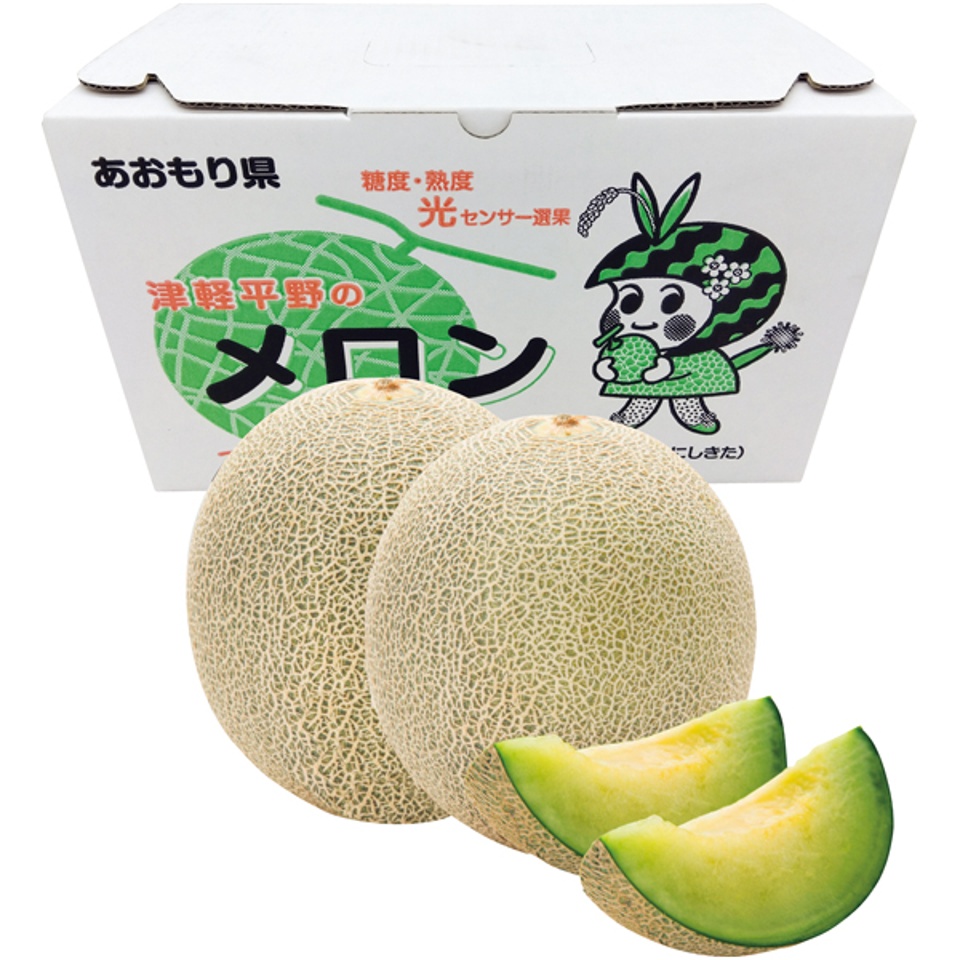【夏の贈りもの】青森県産（つがるメロン協議会） タカミメロン（青肉） 商品サムネイル