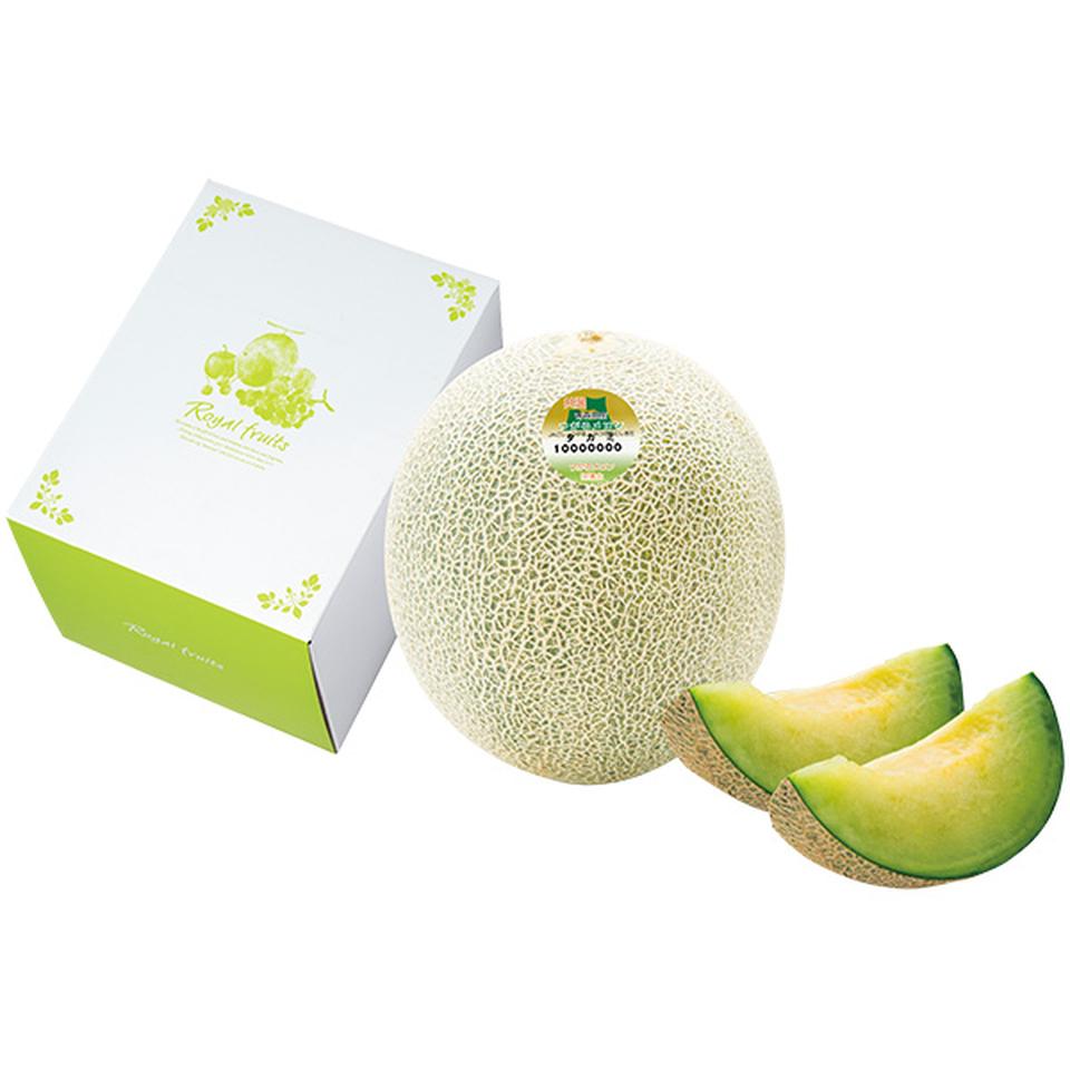 【夏の贈りもの】青森県産（つがるメロン協議会）　タカミメロン大玉（青肉） 商品サムネイル