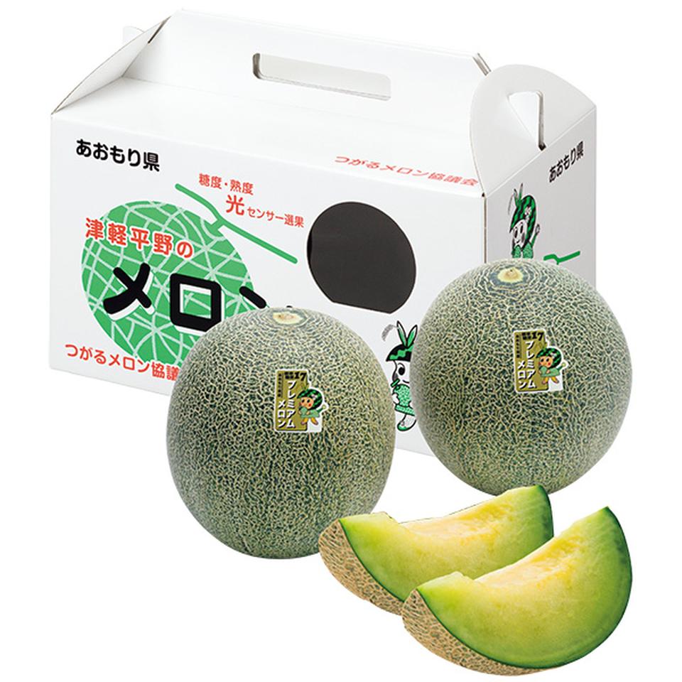 【夏の贈りもの】青森県産（つがるメロン協議会）　プレミアムタカミメロン（青肉） 商品サムネイル