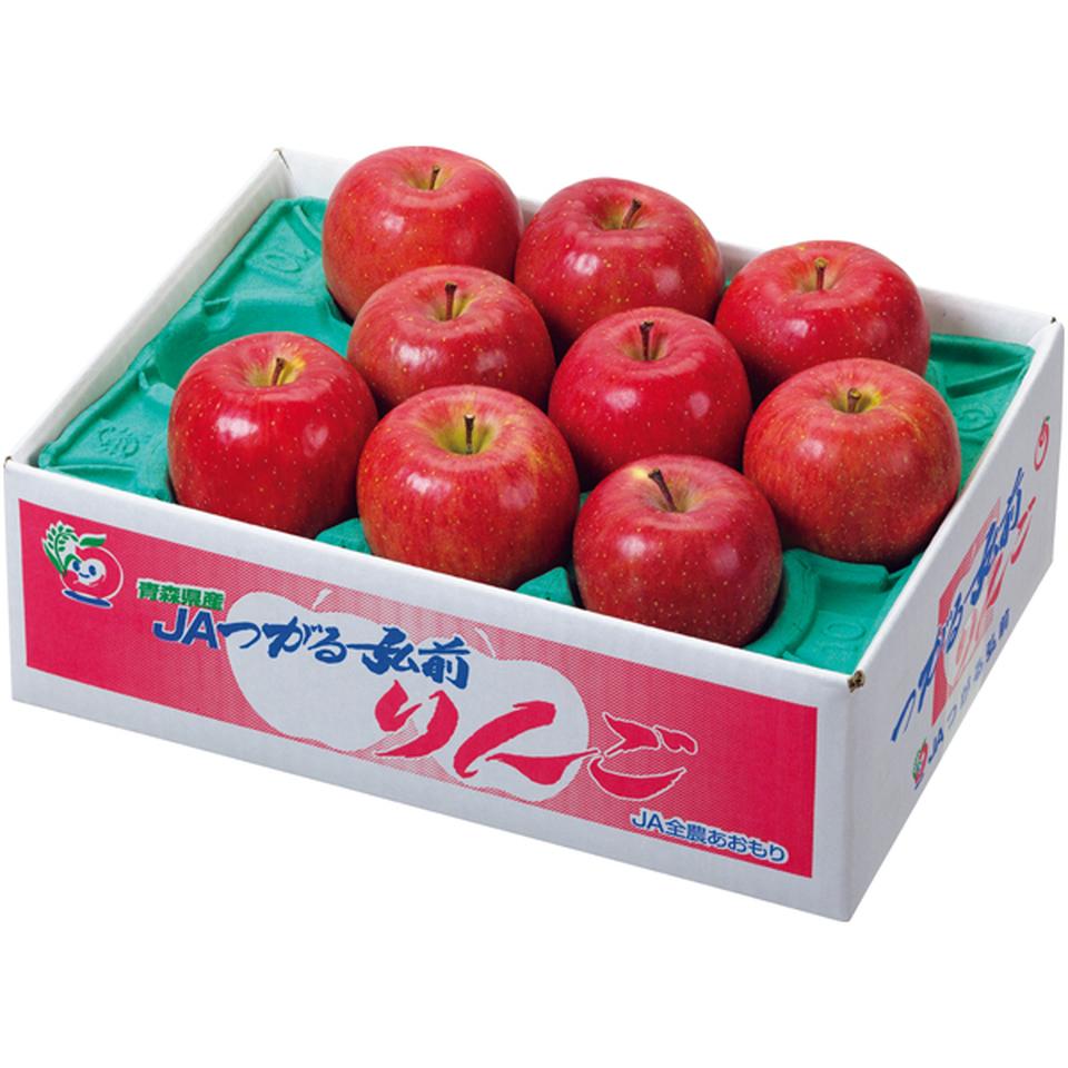 【冬の贈りもの】青森県産（ＪＡつがる弘前） サンふじりんご　特Ａ、Ｌ又は２Ｌサイズ、９～１０個、計２．８ｋｇ以上 商品サムネイル
