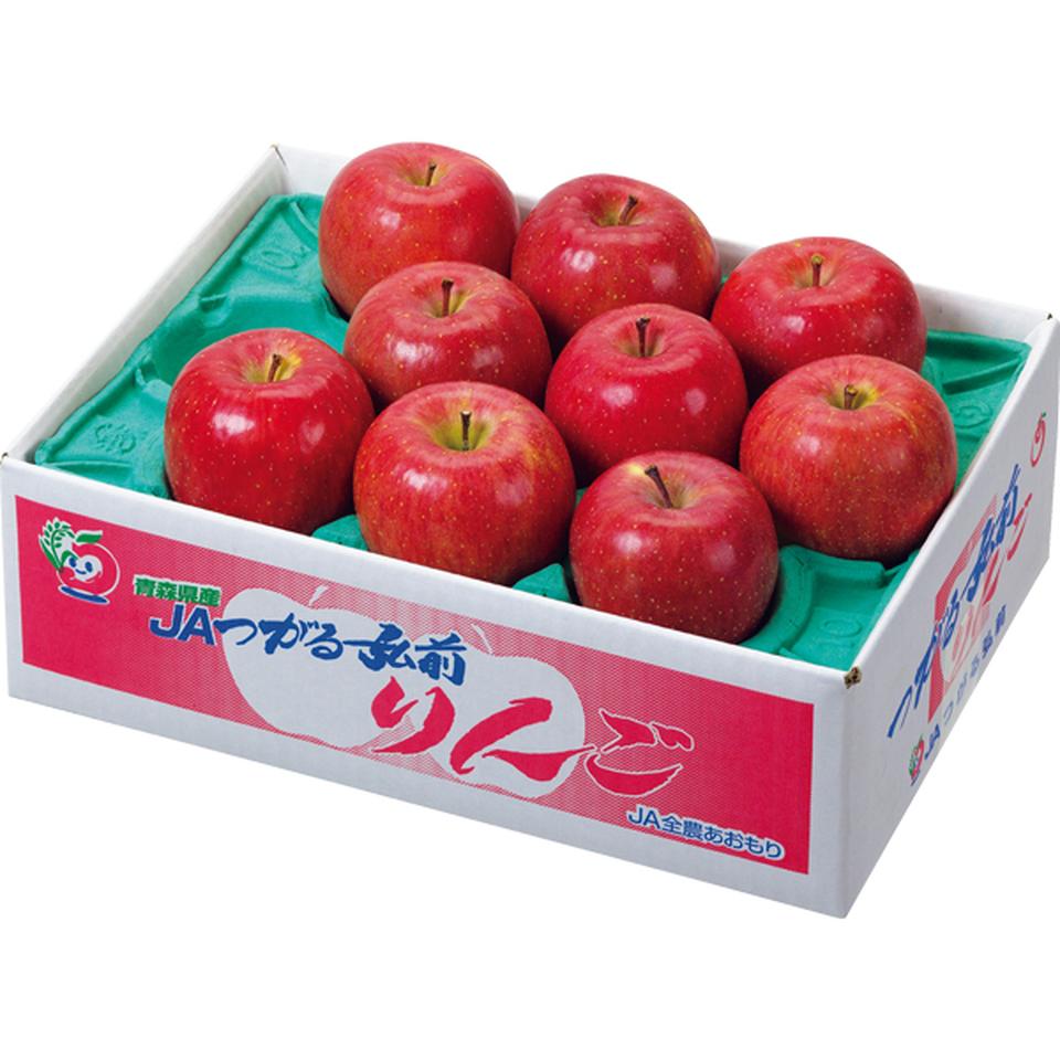 【お歳暮 ギフト】青森県産（ＪＡつがる弘前） サンふじりんご 特Ａ、Ｌ又は２Ｌサイズ、９～１０個、計２．８ｋｇ以上 商品サムネイル
