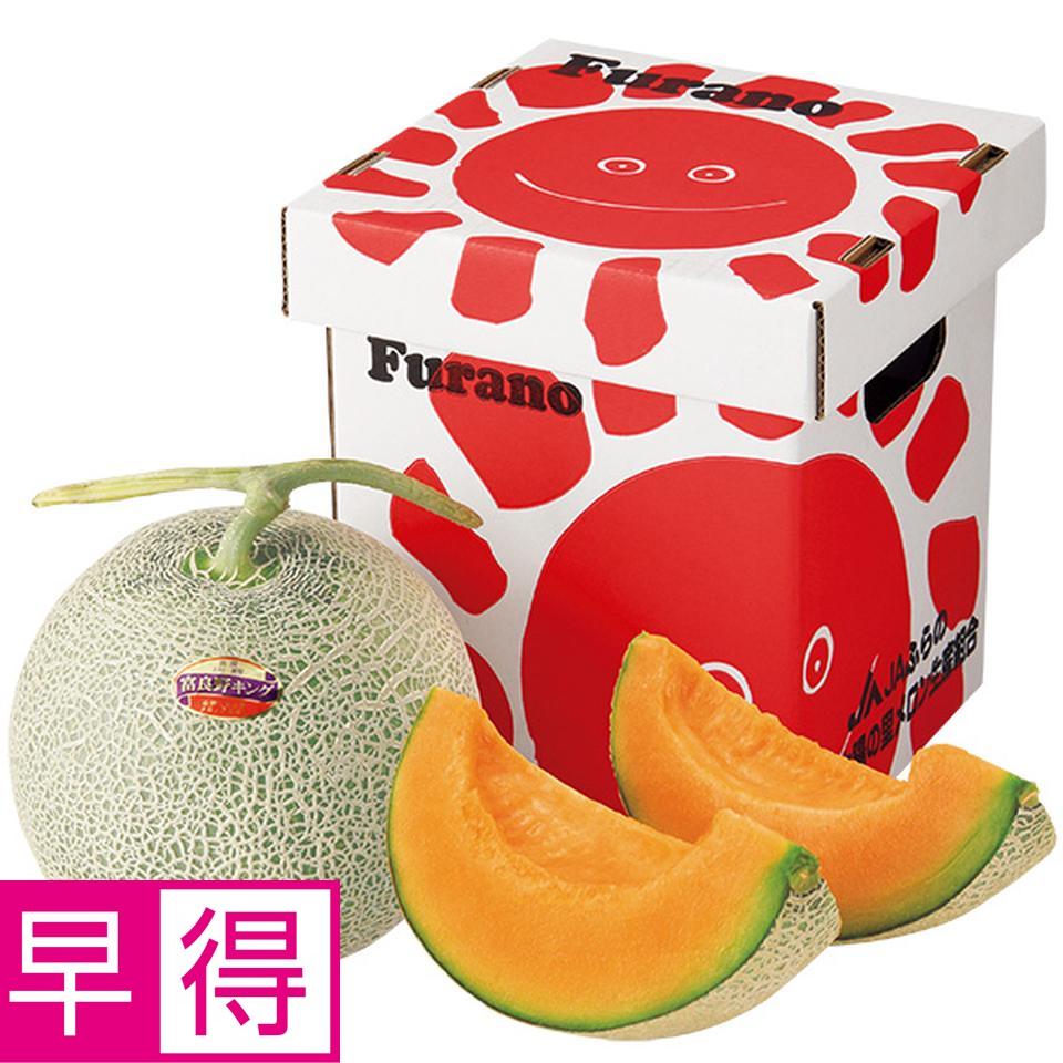 【夏の贈りもの早得】北海道富良野市産（ＪＡふらの）　ふらの太陽の里メロン　秀品３Ｌ 商品サムネイル