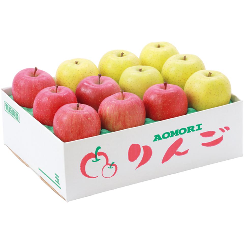 【冬の贈りもの】青森県産 わけありサンふじりんごと王林（自宅用） 商品サムネイル