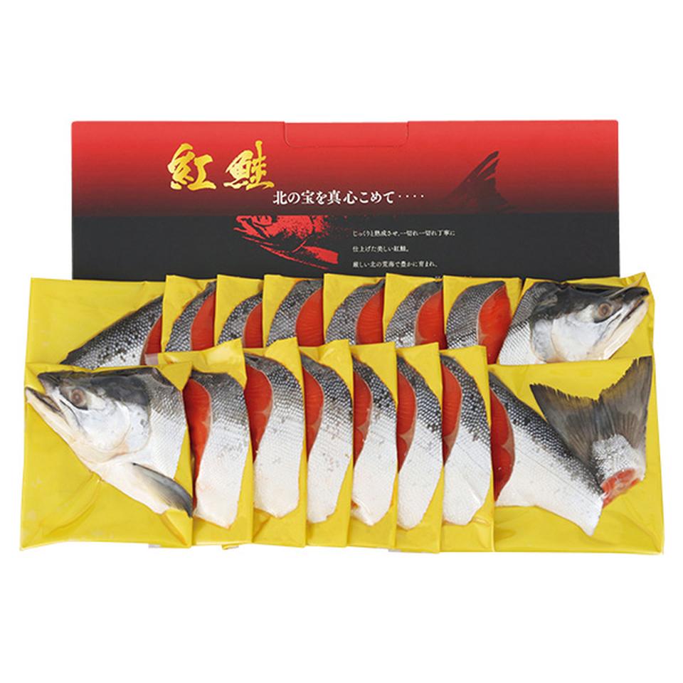 【夏の贈りもの】タカヒロ　熟成塩紅鮭　海洋深層水仕込み　１．６ｋｇ（甘塩味） 商品サムネイル