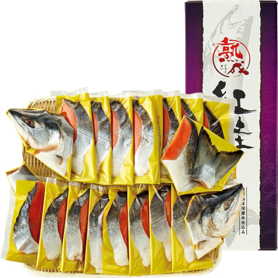 【お歳暮 ギフト早得】タカヒロ 熟成塩紅鮭 海洋深層水仕込み 大(甘塩味) 商品画像(1)