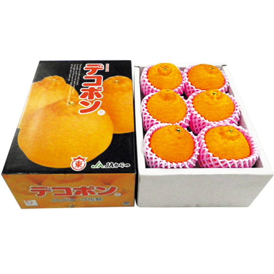 【お歳暮 ギフト】佐賀県産（唐津農業協同組合） デコポン ４～６個、計１．１ｋｇ以上 商品サムネイル