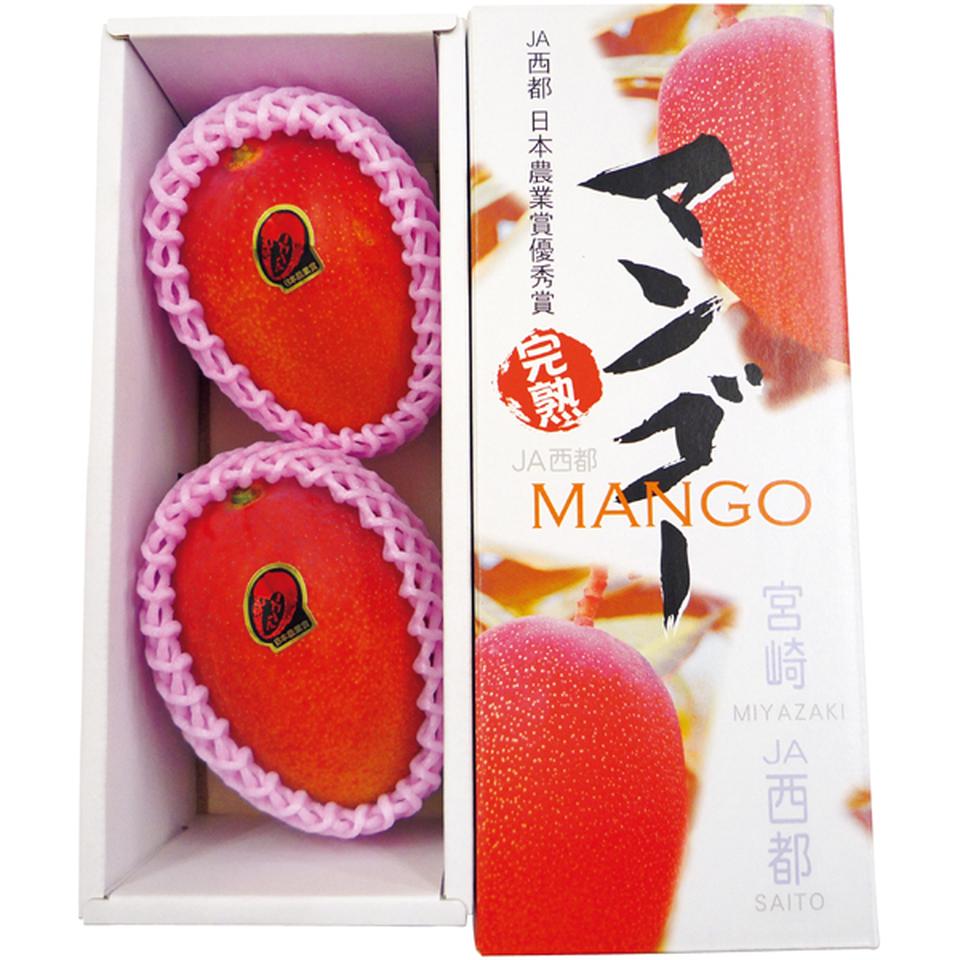 【母の日早得】宮崎県産（ＪＡ西都）宮崎プレミアムマンゴー２個化粧箱 商品サムネイル