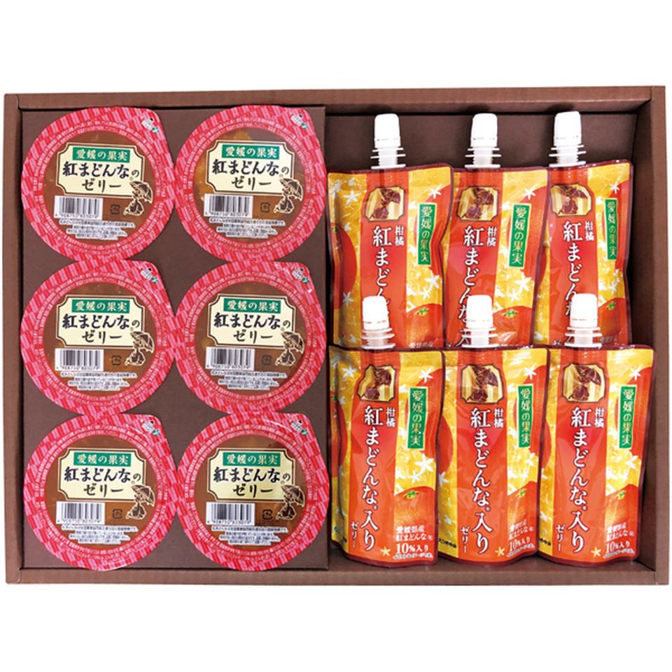 【冬の贈りもの】愛媛県産 紅まどんな入りゼリー・紅まどんなゼリー詰合せ 商品サムネイル
