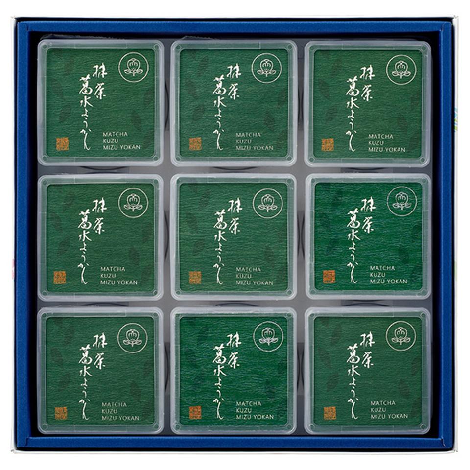 【夏の贈りもの】菓匠　清閑院　抹茶葛水ようかん９個入 商品サムネイル