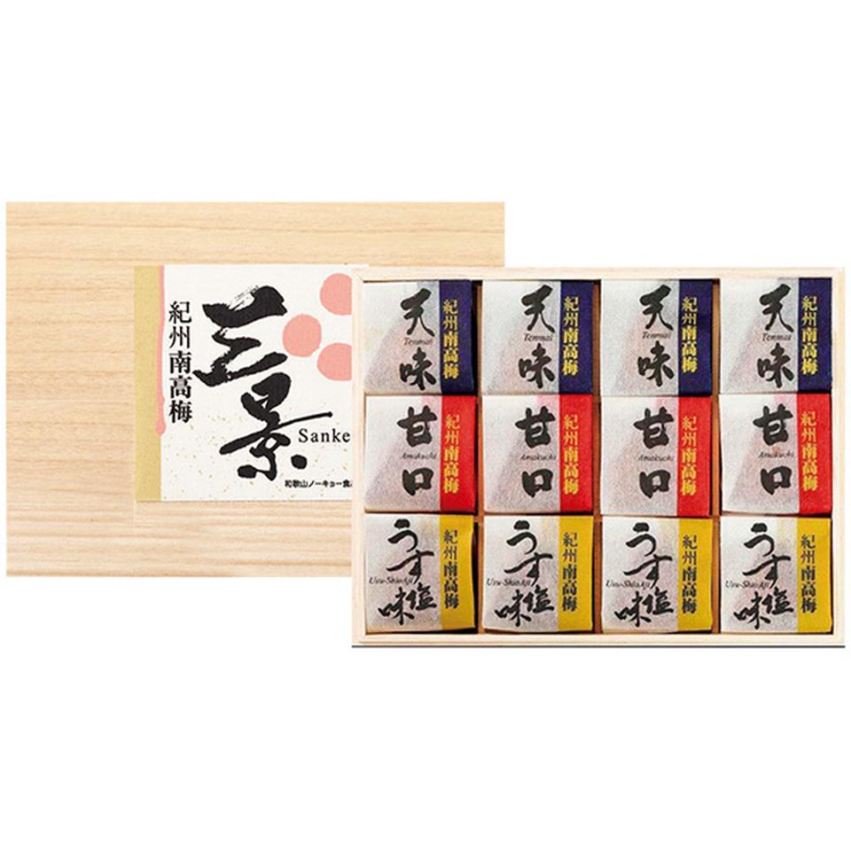 【夏の贈りもの】和歌山ノーキョー食品　紀州南高梅　三景１２粒 商品サムネイル