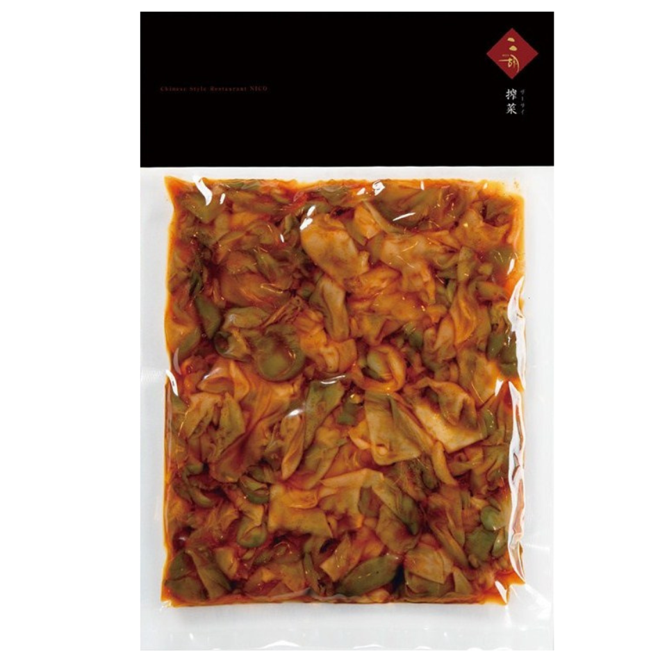【彩食健美 二胡】ニ胡特製 ザーサイ 160ｇ（付属タレ含む） 商品サムネイル