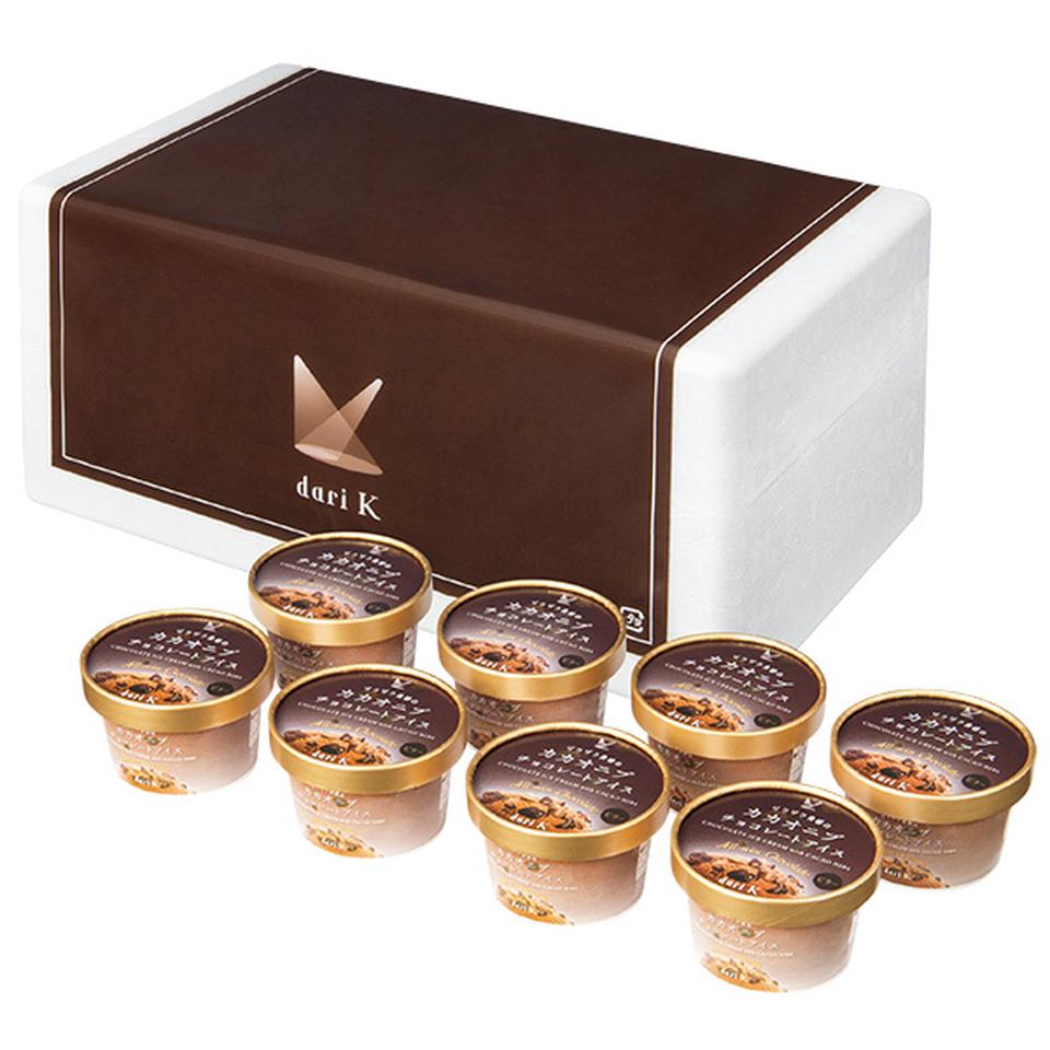 【夏の贈りもの】ｄａｒｉ　Ｋ　ザクザク食感のカカオニブチョコレートアイス　８個セット 商品サムネイル