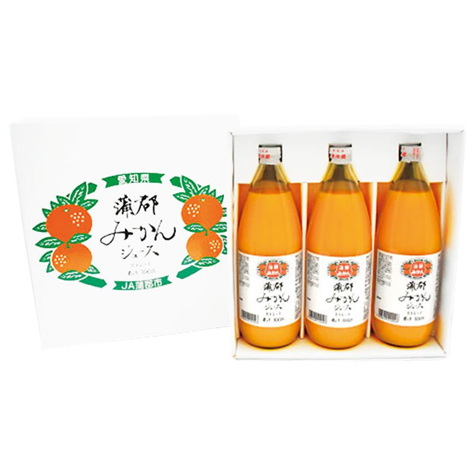 【夏の贈りもの】愛知県（ＪＡ蒲郡市）　蒲郡みかんジュース３本入化粧箱 商品サムネイル