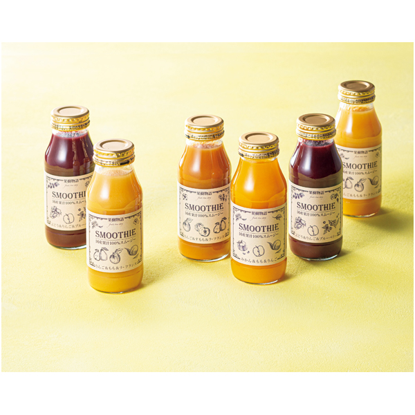【夏ギフト】果樹物語　国産果汁のフルーツスムージー６本セット 商品サムネイル