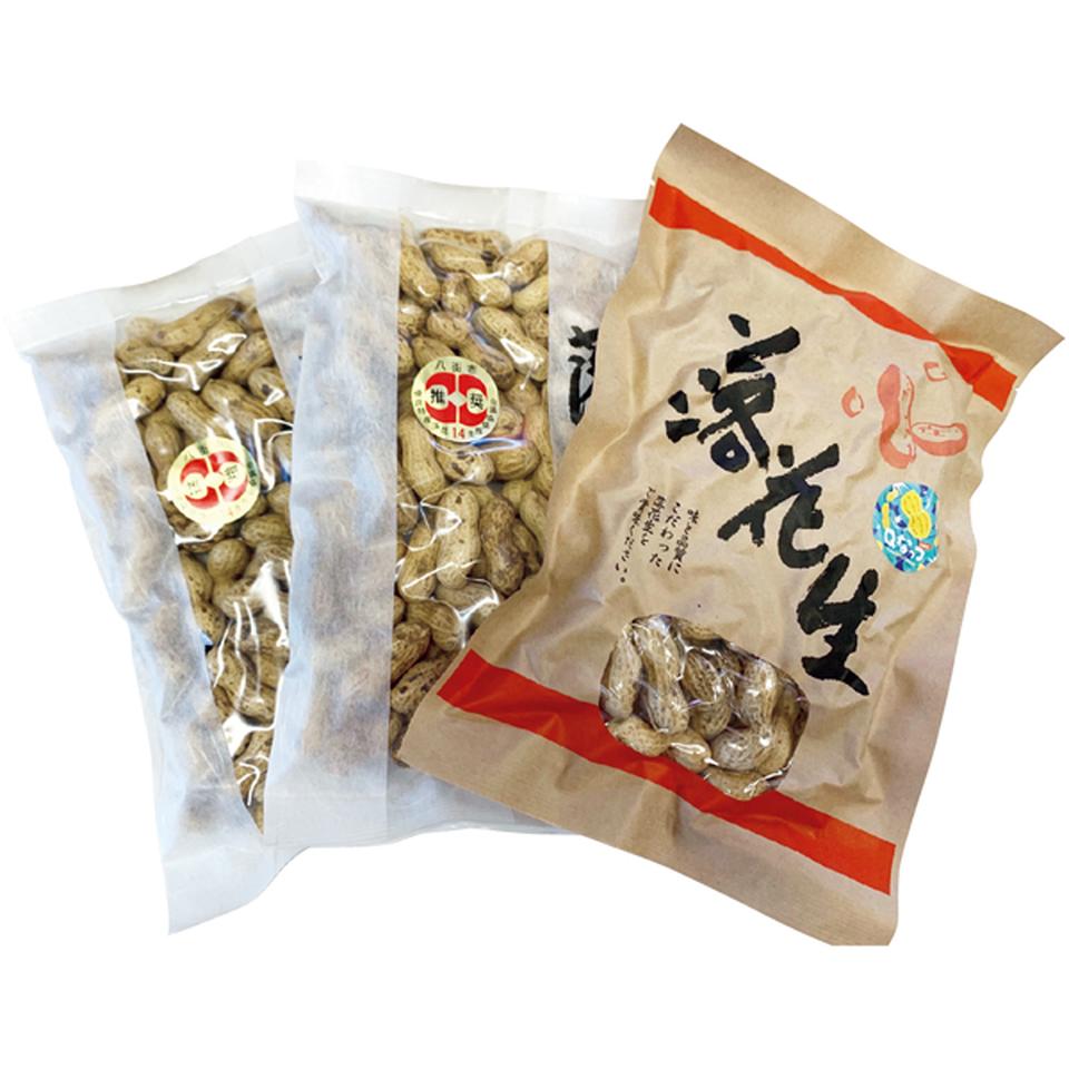【冬の贈りもの】千葉県八街市産 さや煎り（から付き）落花生（千葉半立種＋Ｑなっつ） 商品サムネイル