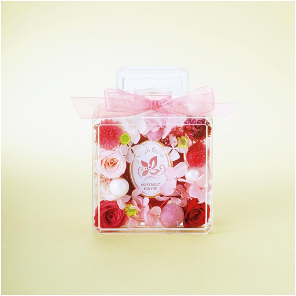 【母の日】ｗｅｌｚｏＦＬＯＷＥＲプリザーブドフラワー「フラワーパフューム」 商品サムネイル