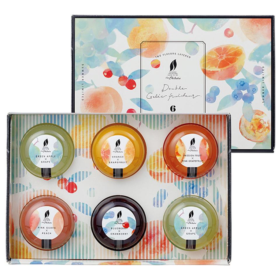 【夏の贈りもの】シェ・シバタ　ドゥーブル　ジュレ　フレシュール　６個入 商品サムネイル