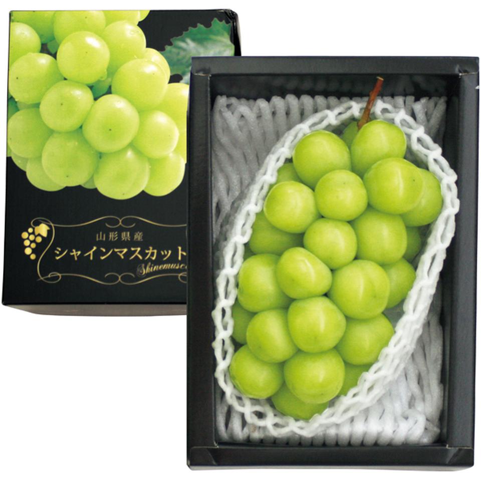 【冬の贈りもの】山形県産 大粒シャインマスカット　秀品、１房（６００ｇ以上） 商品サムネイル