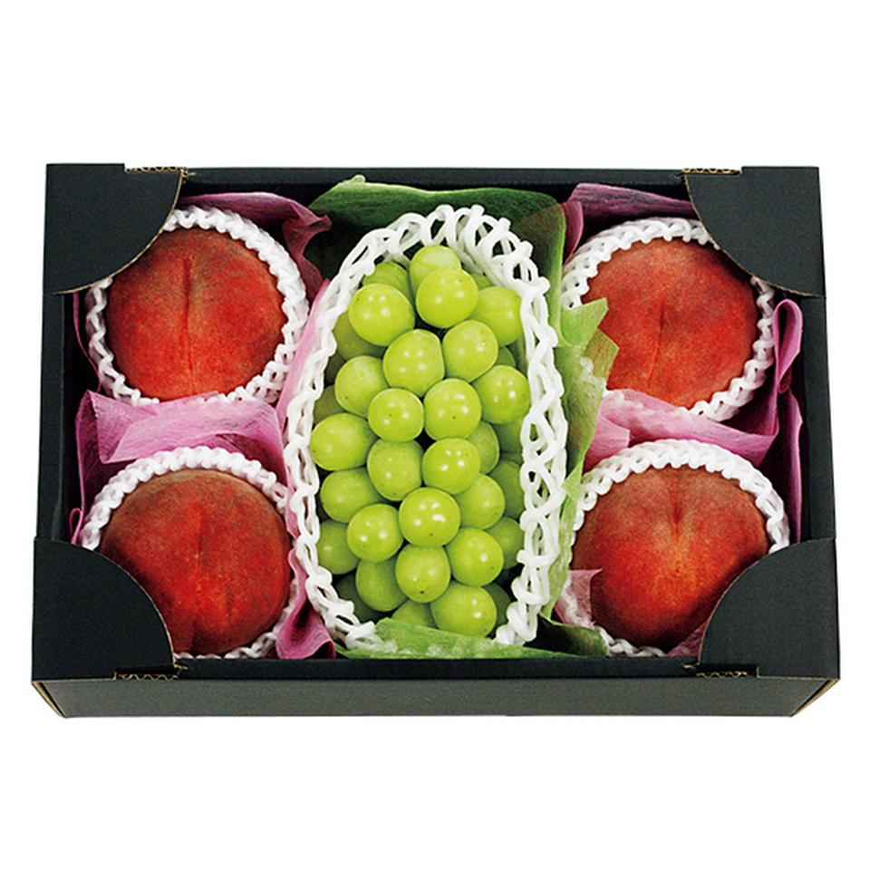 【夏の贈りもの】山形県産　シャインマスカットとあかつき桃詰合せ 商品サムネイル