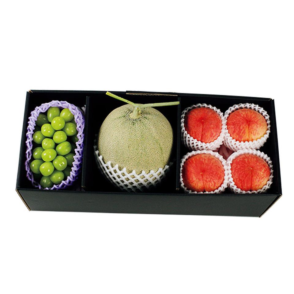 【夏の贈りもの】山形県産　果実爛漫（シャインマスカット、白桃、メロン） 商品サムネイル