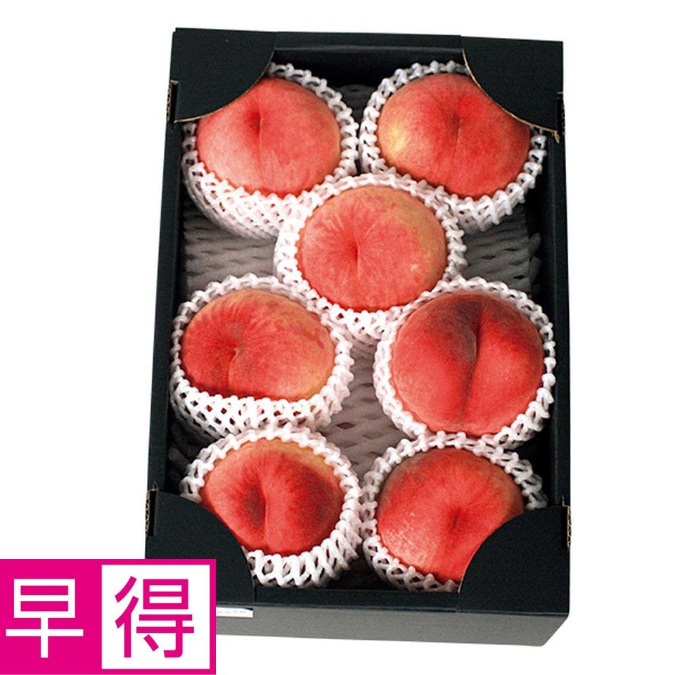 【夏の贈りもの早得】福島県産　おどろき桃（かたい桃）秀品５～７個、計２ｋｇ以上 商品サムネイル