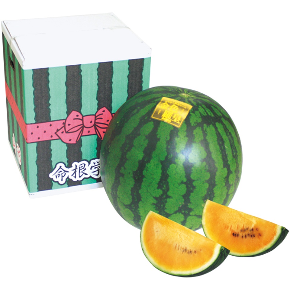 【夏の贈りもの】山形県産 金色羅皇（すいか）２Ｌ 商品サムネイル