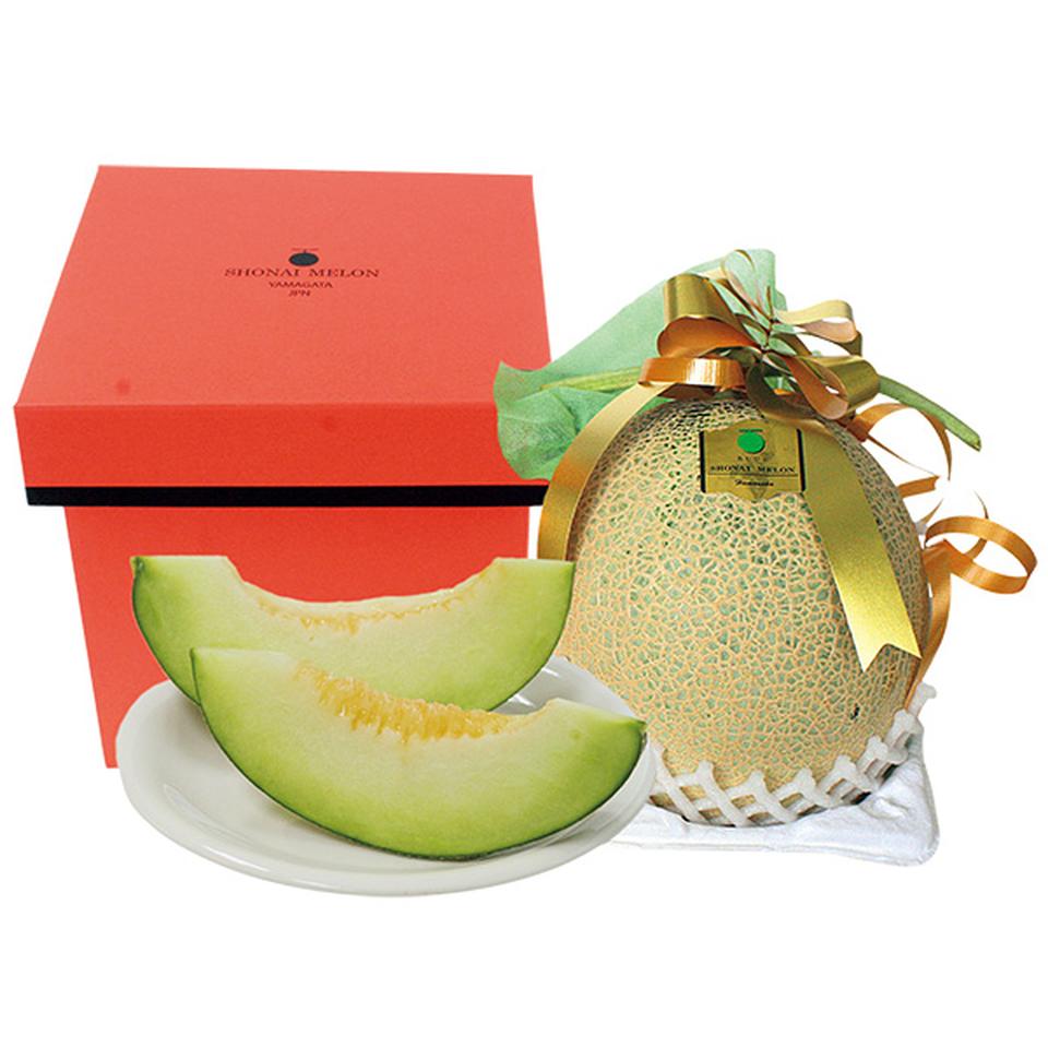 【夏の贈りもの】山形県産（早坂三十郎農園）　庄内砂丘大玉メロンデラックス（青） 商品サムネイル