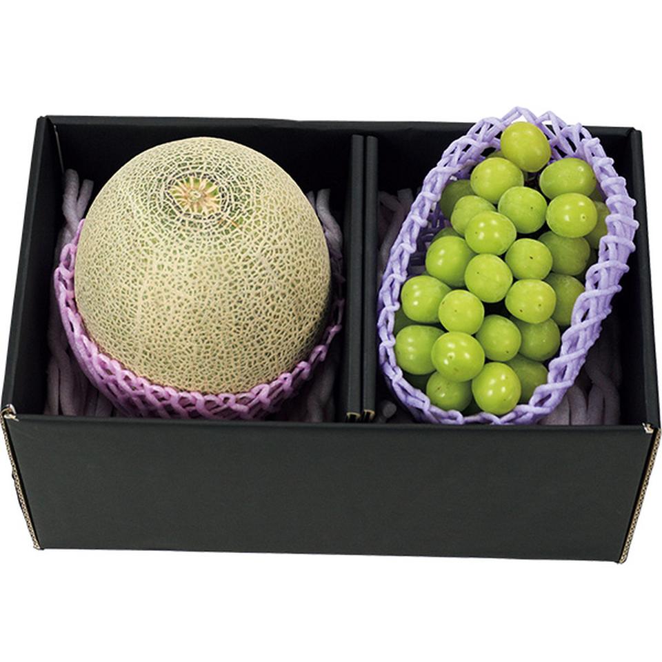 【夏の贈りもの】山形県産・福島県産　福島県産シャインマスカットと山形県産青肉メロン 商品サムネイル