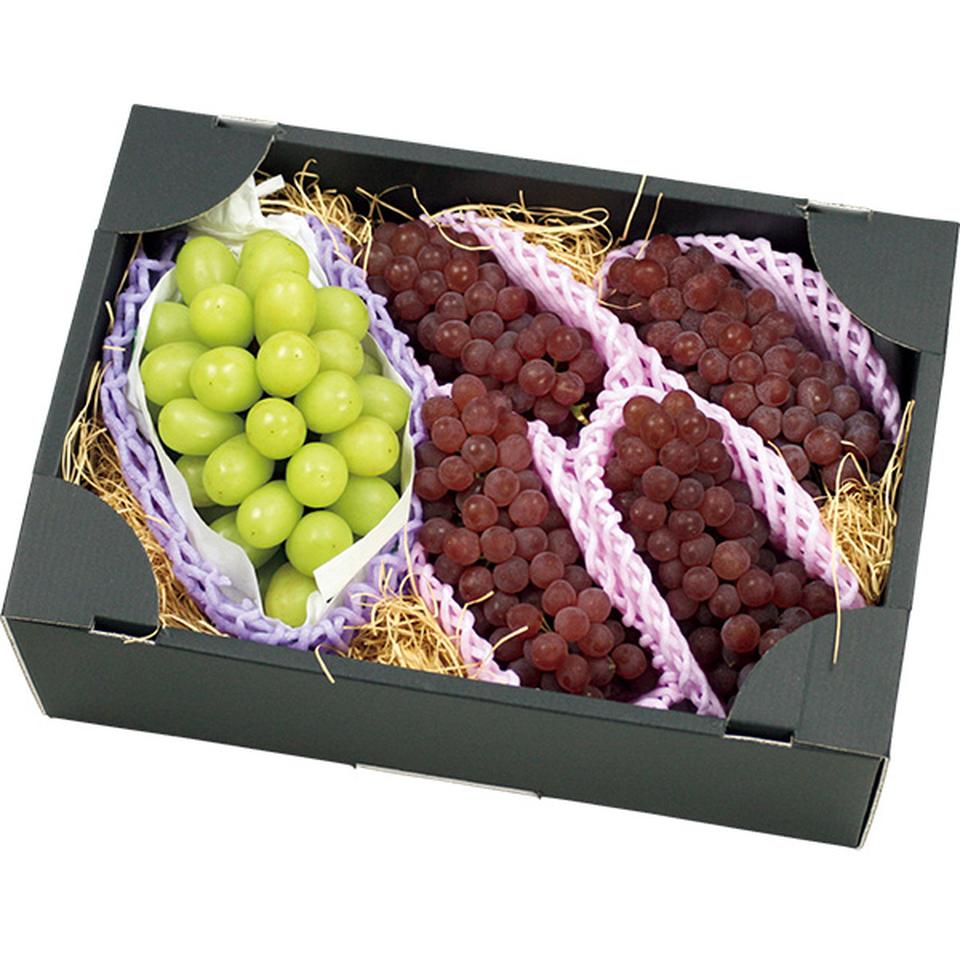 【夏の贈りもの】福島県産・山形県産　福島県産シャインマスカットと山形県産デラウェア詰合せ 商品サムネイル