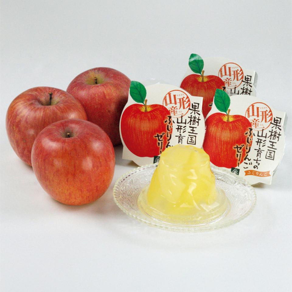 【お歳暮 ギフト】山形県産 サンふじと果実ごろごろりんごゼリー詰合せ 商品サムネイル