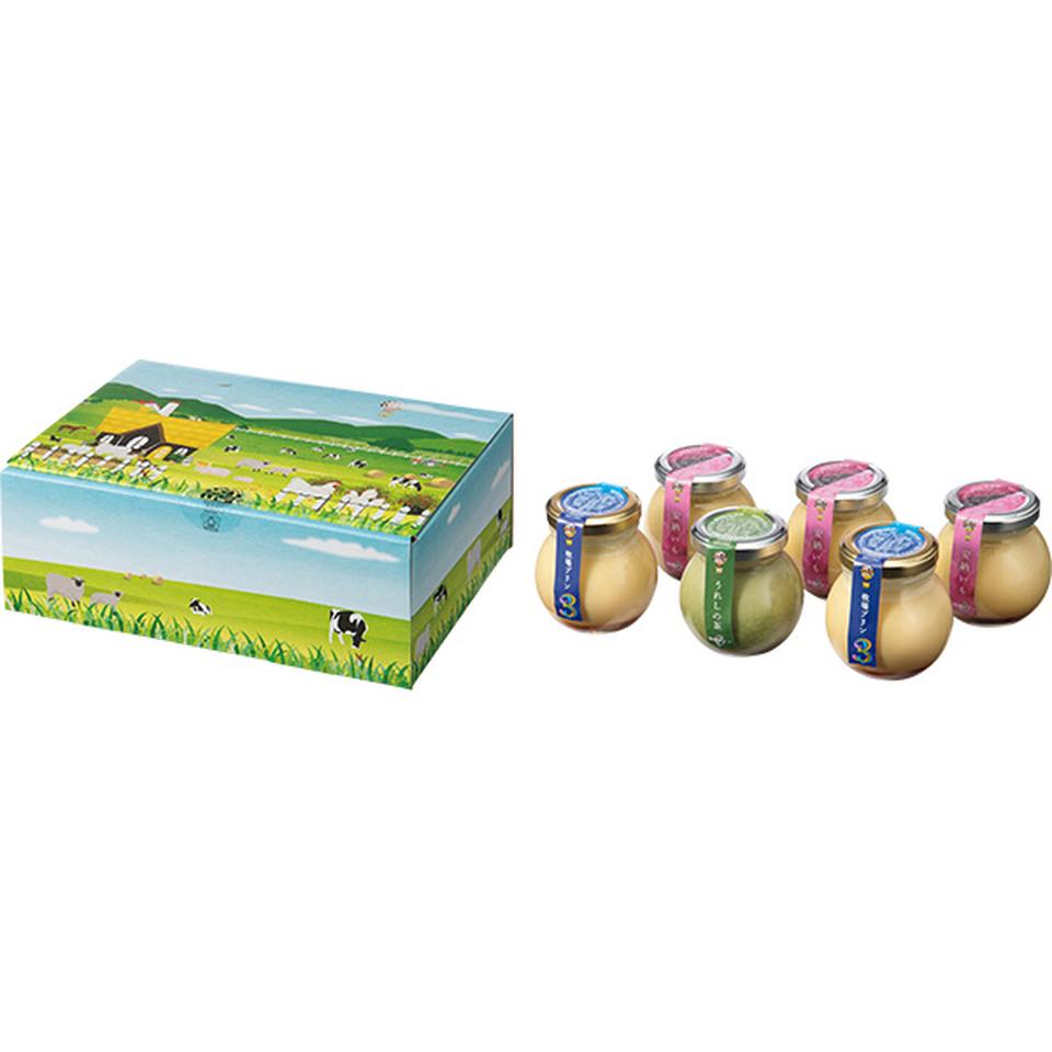 【夏の贈りもの】大富牧場　牧場プリン　安納いもＰＲＥＭＩＵＭ 商品サムネイル