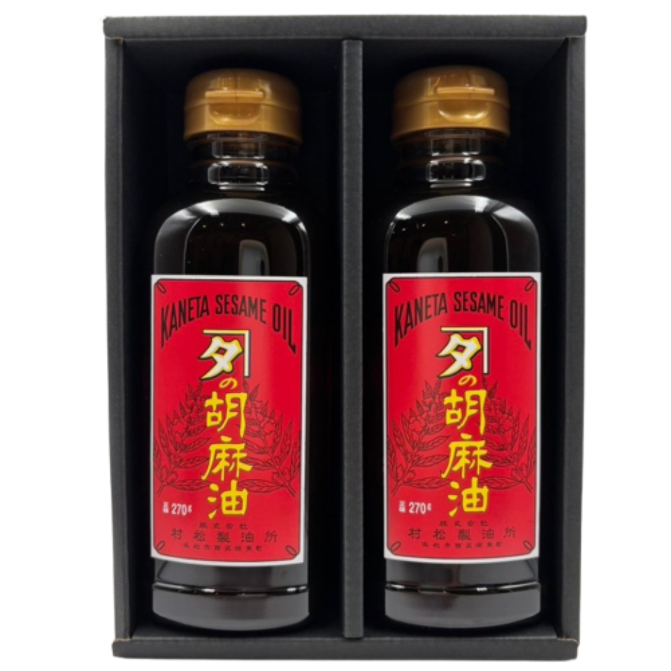 【村松製油所】【カネタの油ギフトセット3】胡麻油(赤)２本 商品サムネイル