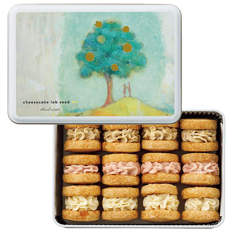 【夏の贈りもの】チーズケーキラボｓｅｅｄ　国産有機小麦のミニチーズバターサンドギフト缶 商品サムネイル