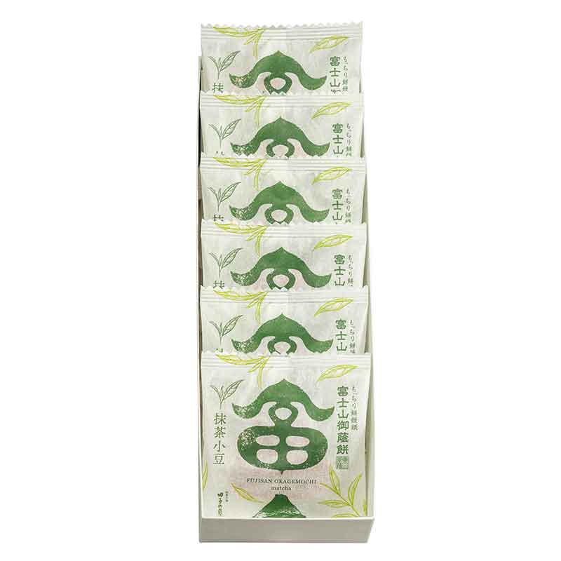 【静岡県田子の月】富士山御蔭餅(抹茶小豆)6個入 商品サムネイル