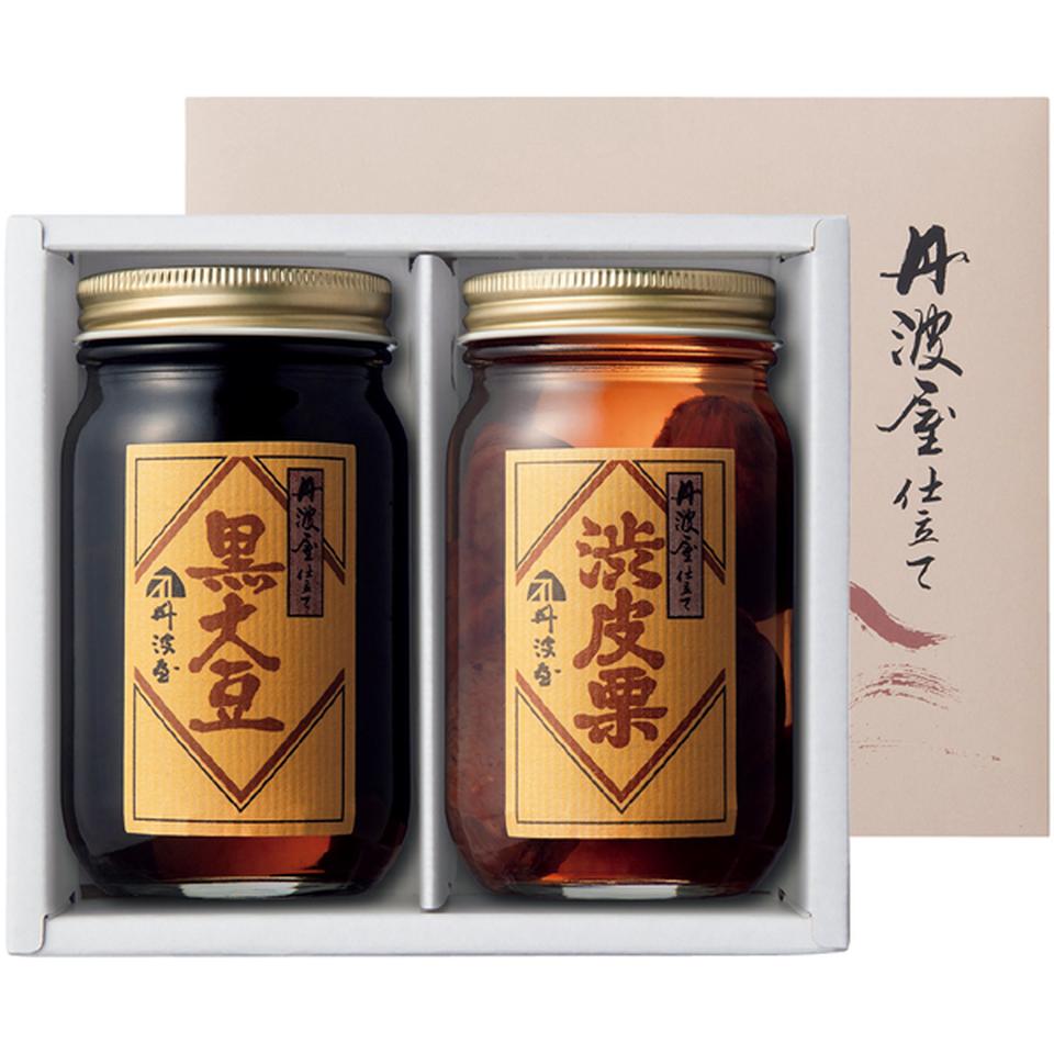【冬の贈りもの】宗家丹波屋 丹波黒大豆・和栗甘露煮詰合せ 型番：KR34 商品サムネイル