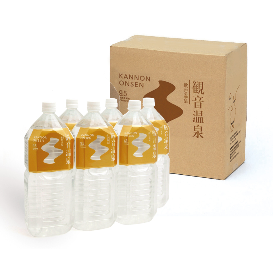 【滝野川自動車】飲む温泉 観音温泉2リットル 6本入 商品サムネイル