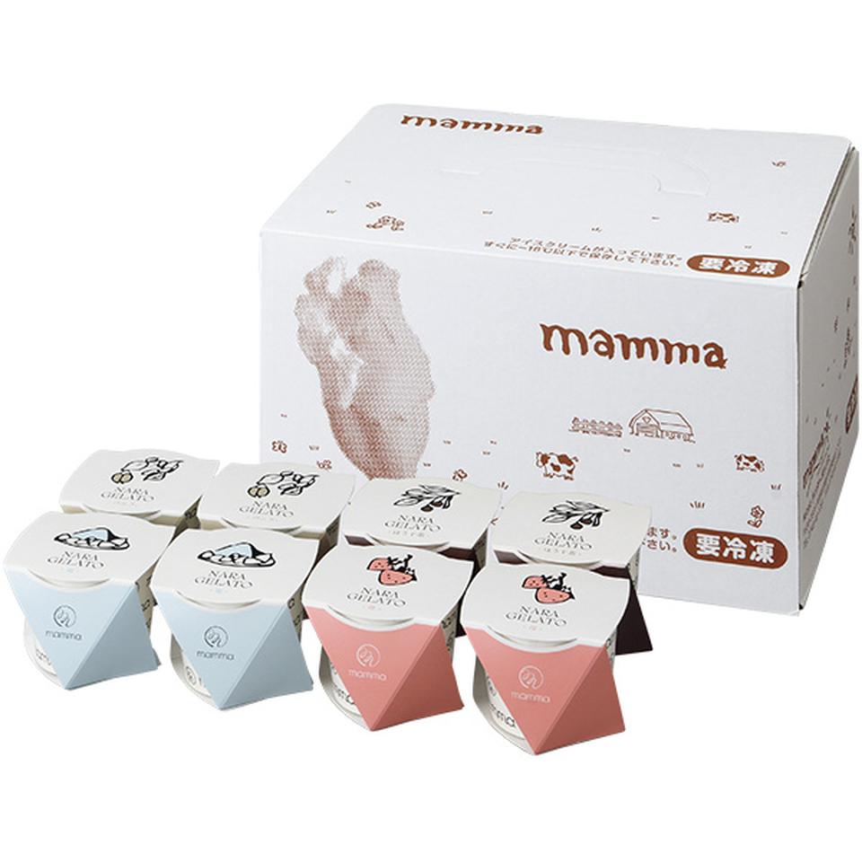 【夏の贈りもの】ｍａｍｍａ　おすすめイタリアンジェラート４種８個セット 商品サムネイル