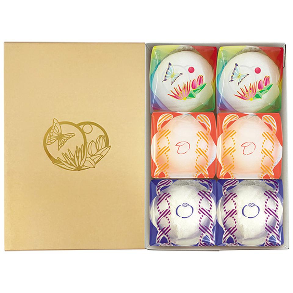 【夏の贈りもの】京祇をん　ににぎ　フルーツ大福　詰合せ　６個入 商品サムネイル