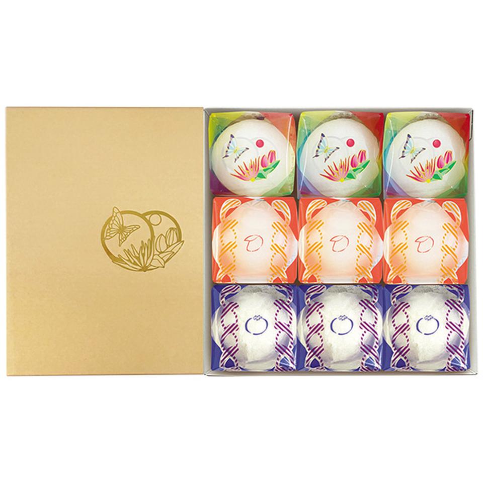 【夏の贈りもの】京祇をん　ににぎ　フルーツ大福　詰合せ　９個入 商品サムネイル