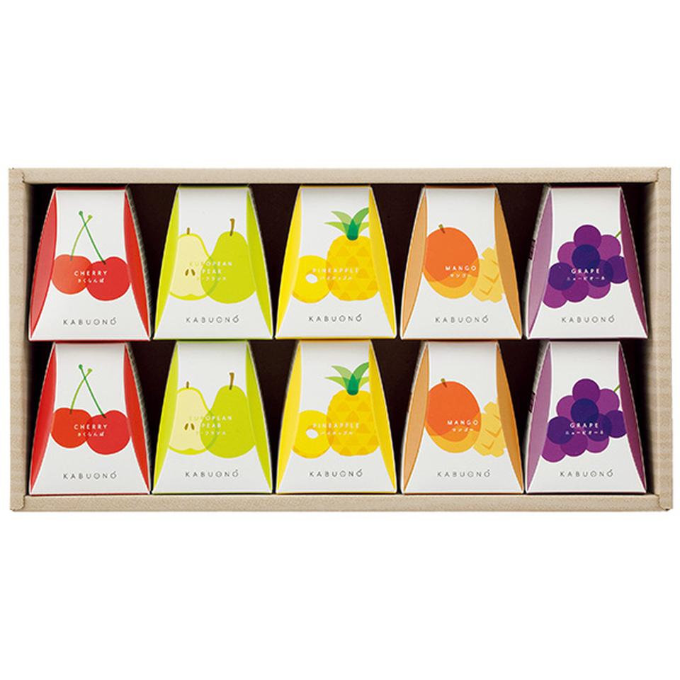 【夏の贈りもの】ＦＲＵＩＴＳ－Ｊ　ＫＡＢＵＯＮＯ　果肉入りゼリー 商品サムネイル
